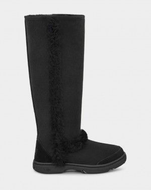 Black Women's Ugg Sunburst Extra Tall Boots | 1524936-HB